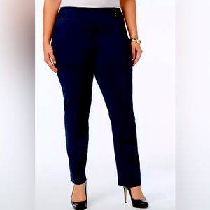 Petite Size Tummy Control Slim-Leg dress Pants